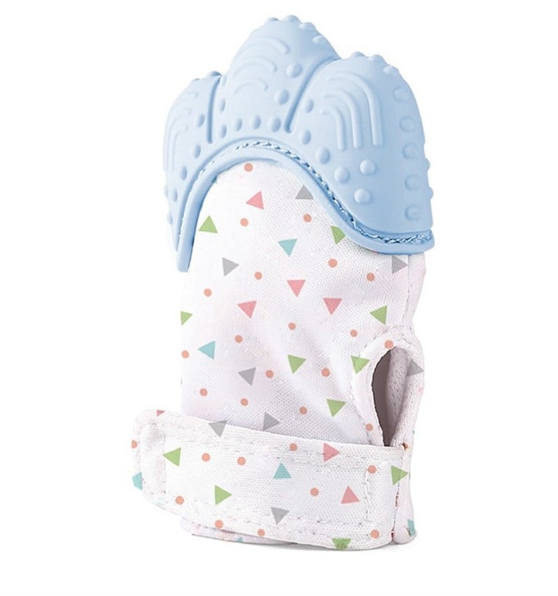 BabyJem Diş Kaşıyıcı Eldiven Mavi