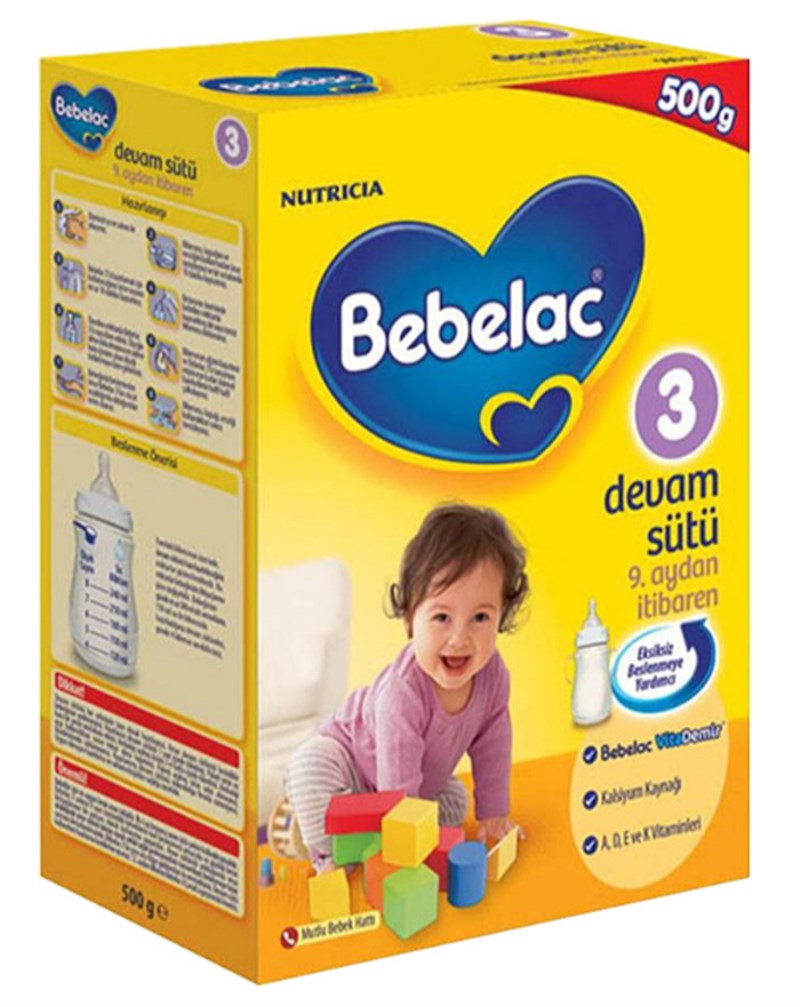 Bebelac 3 Biberon Maması 500 gr