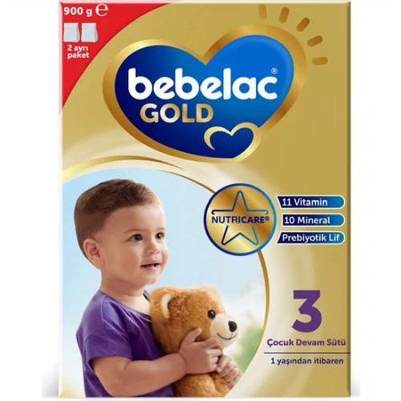 Bebelac Gold 3 Çocuk Devam Sütü 900 gr