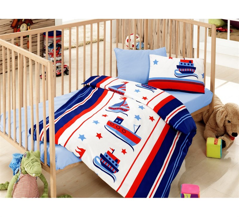 Cotton Box Bebek Nevresim Takımı Denizci
