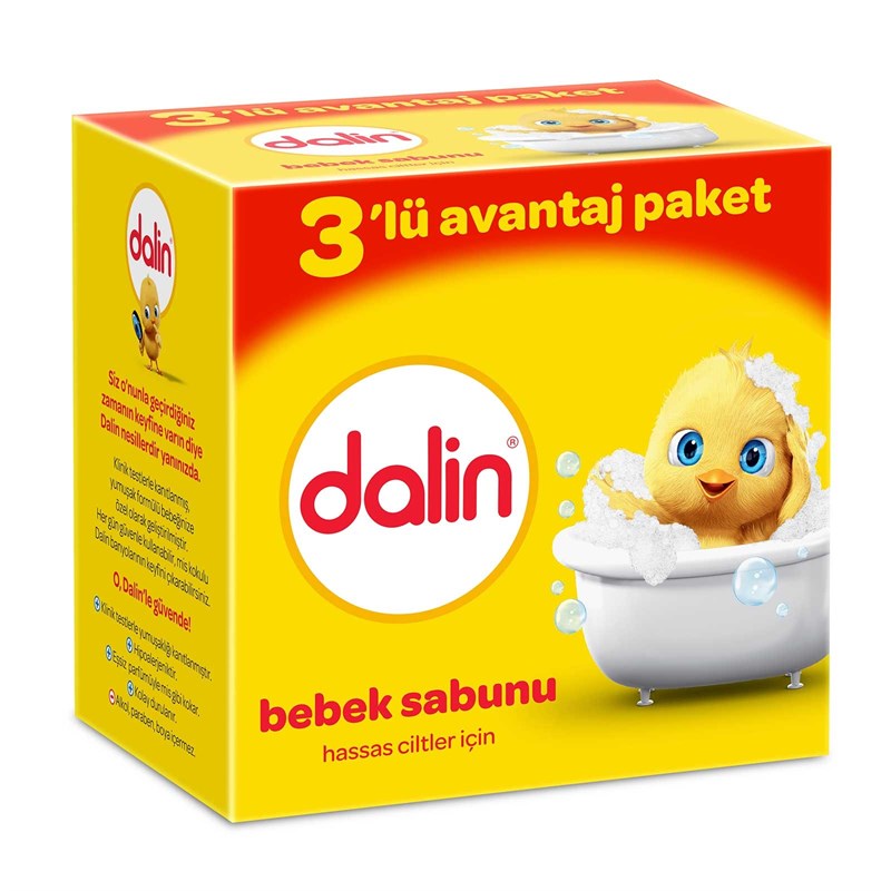 Dalin 3'lü Bebek Sabunu