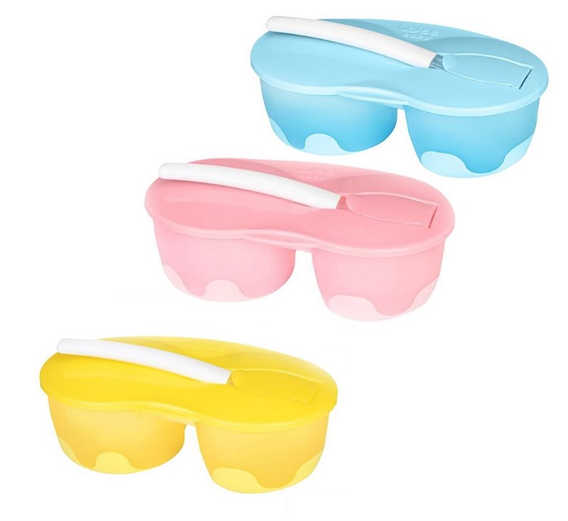 Wee Baby İki Hazneli Mama Kabı Seti