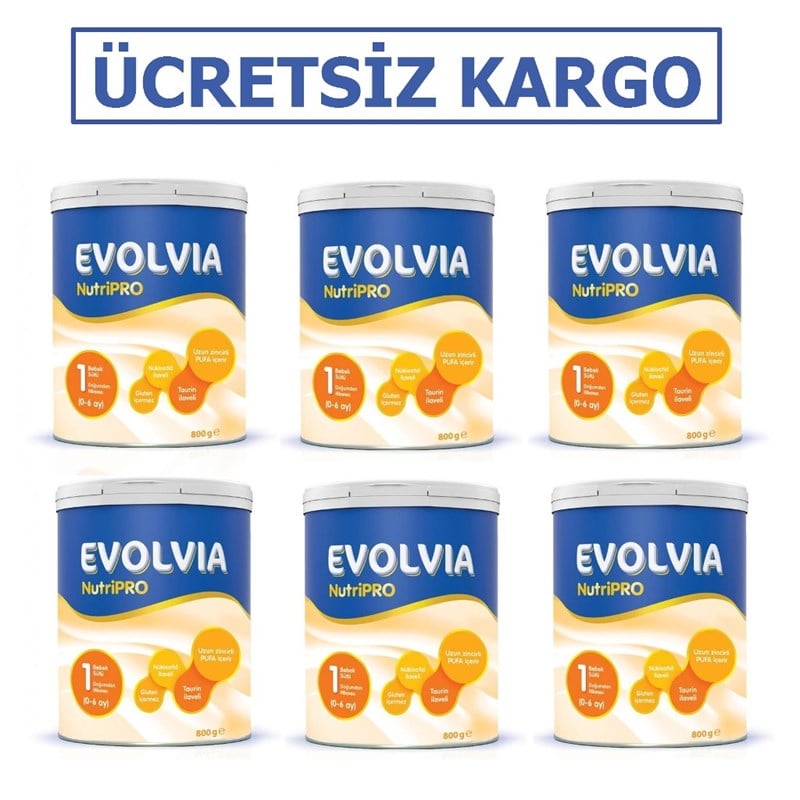 Evolvia Nutripro 1 Bebek Maması 800gr - 6 ADET