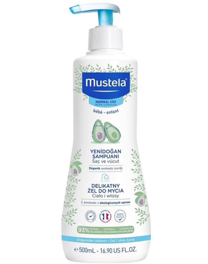 Mustela Gentle Cleansing Şampuan 500ml Saç ve Vücut