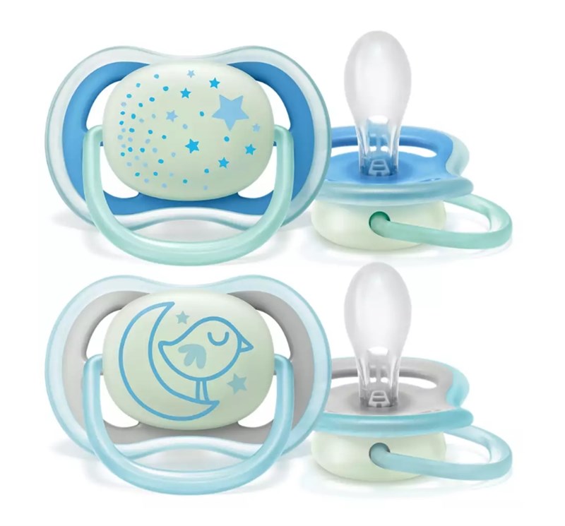 Philips Avent SCF376/21 Ultra Air Karanlıkta Parlar Emzik 6-18 Ay Erkek