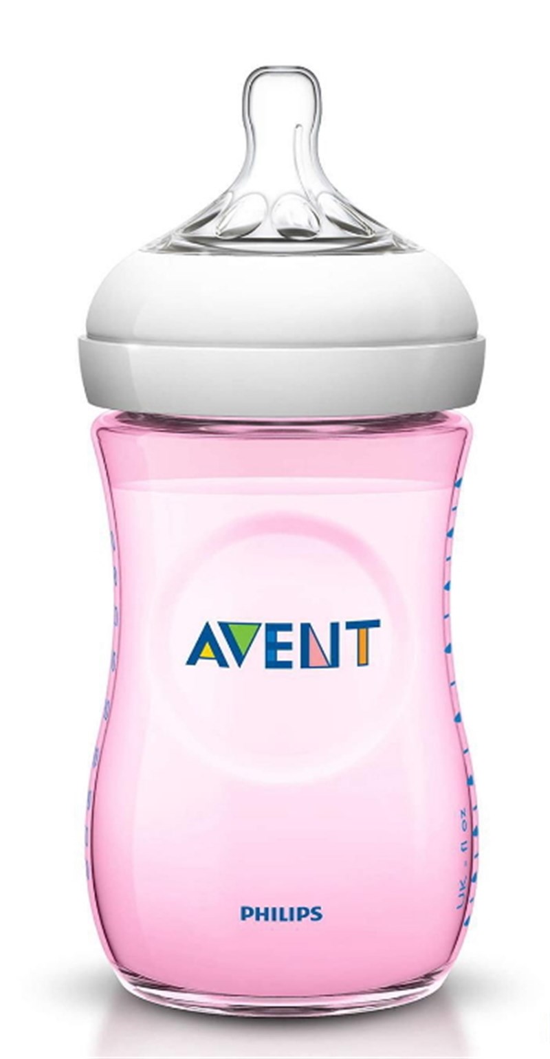 Philips Avent SCF694/17 Natural PP Biberon Tekli 260 ml Pembe