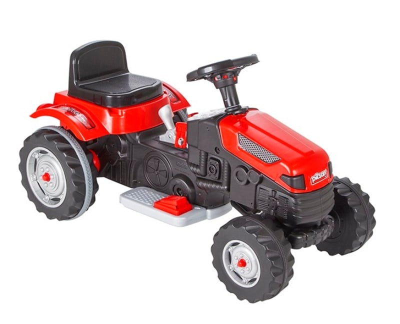 Pilsan Active 6V Akülü Traktör / Kırmızı