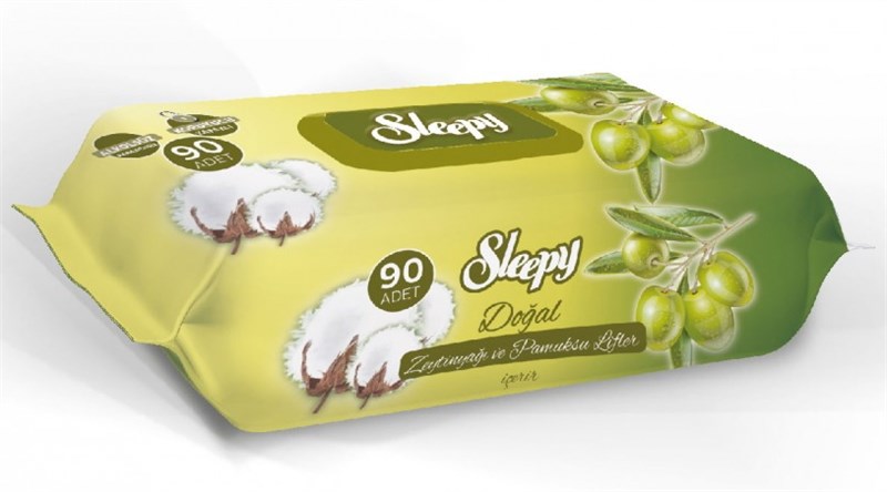 Sleepy Zeytinyağlı Islak Mendil 90'lı