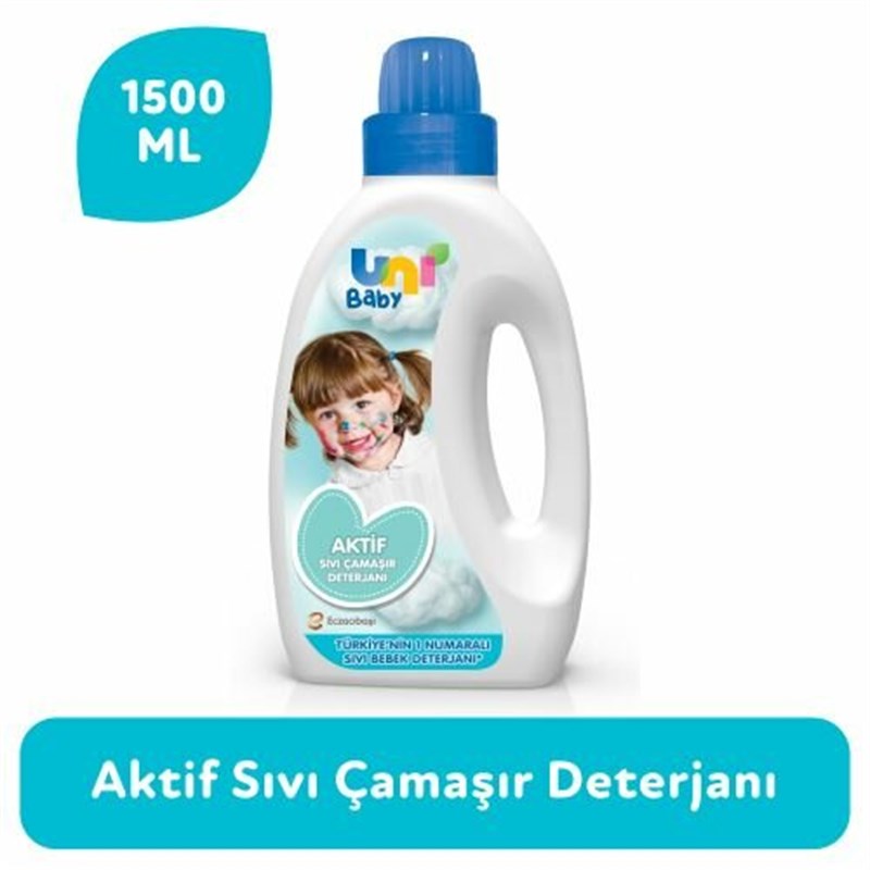 Uni Baby Aktif Sıvı Çamarşır Deterjanı 1500 ml