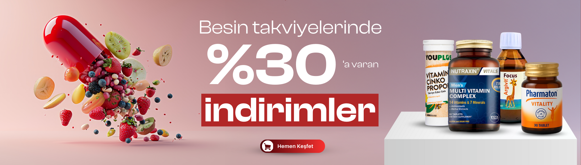 Besin Takviyeleri  Banner