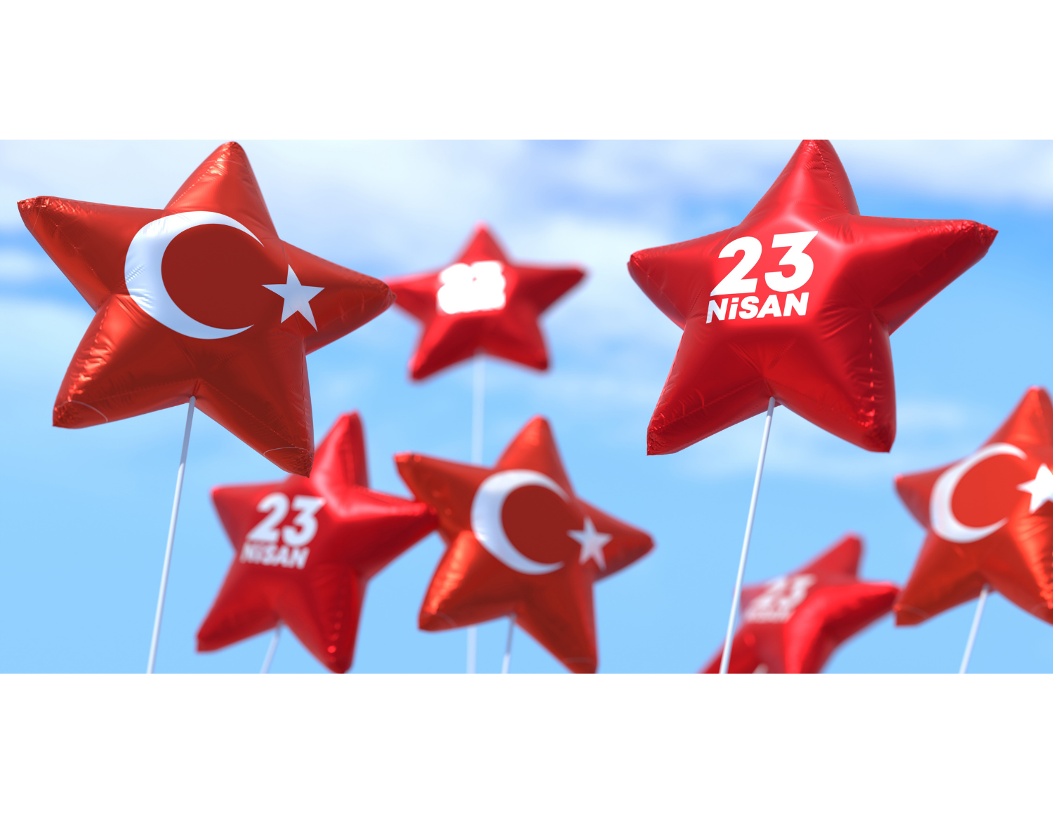 23 nisan baskılı balonlar