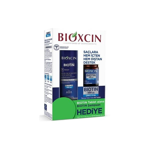 Bioxcin Biotin 500 Mg 60 Tablet 300 Ml Biotin Şampuan Hediye