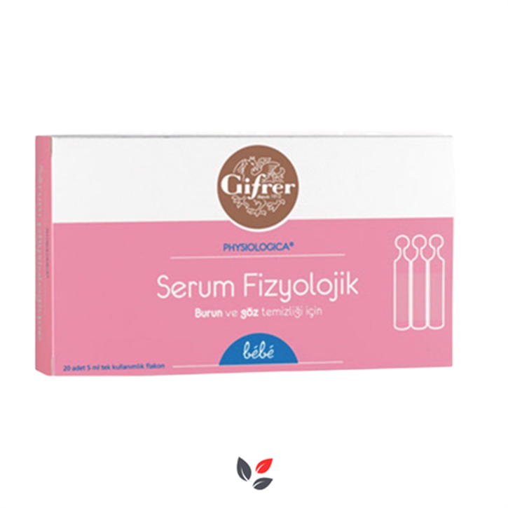 Gifrer Physiologica Flakon Serum Fizyolojik 5 ml 20li