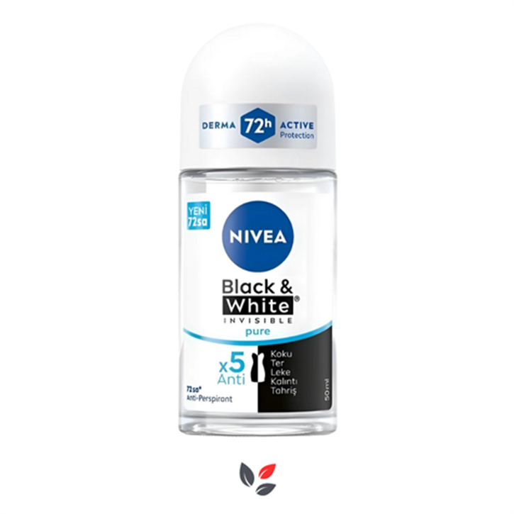 Nivea Invisible Black & White Pure Kadın Deodorant Roll-on 50 ml