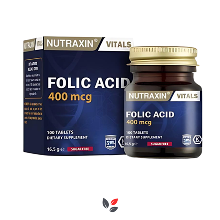 Nutraxin Vitals Folic Acid 100 Tablet