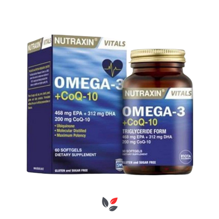Nutraxin Omega 3 CoQ-10 60 Kapsül