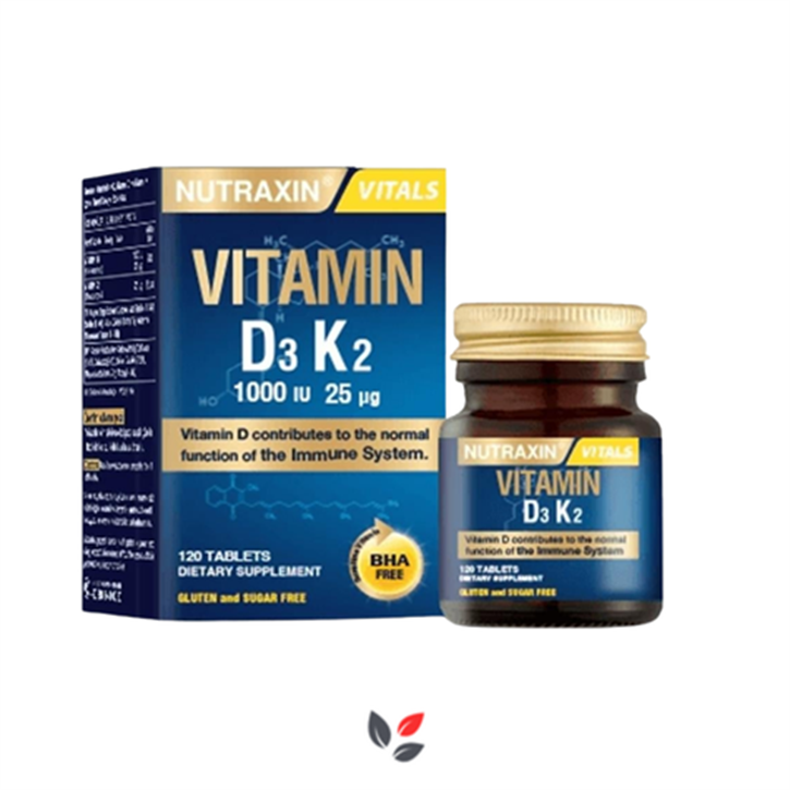 Nutraxin Vitamin D3K2 1000 IU 120 Tablet