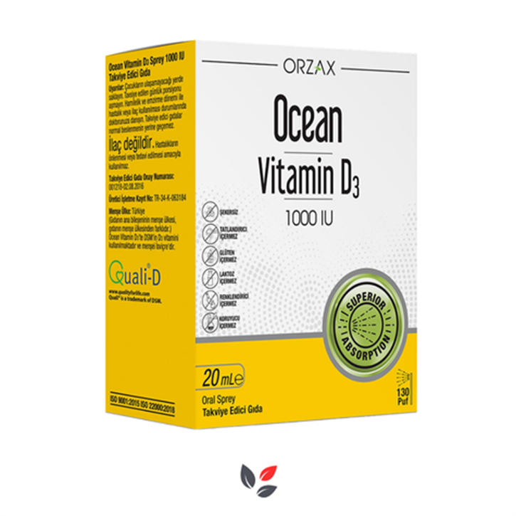 Ocean Vitamin D3 1000 IU Sprey 20 ml