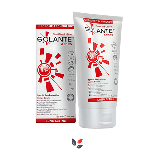Solante Acnes 50 Faktör Güneş Losyonu 150ml