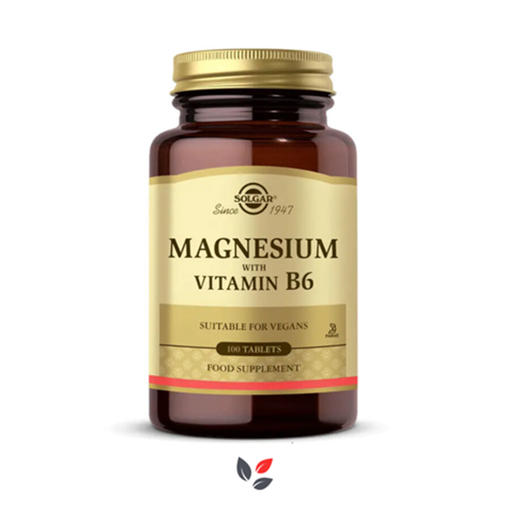 Solgar Magnesium With Vitamin B6 100 Tablet
