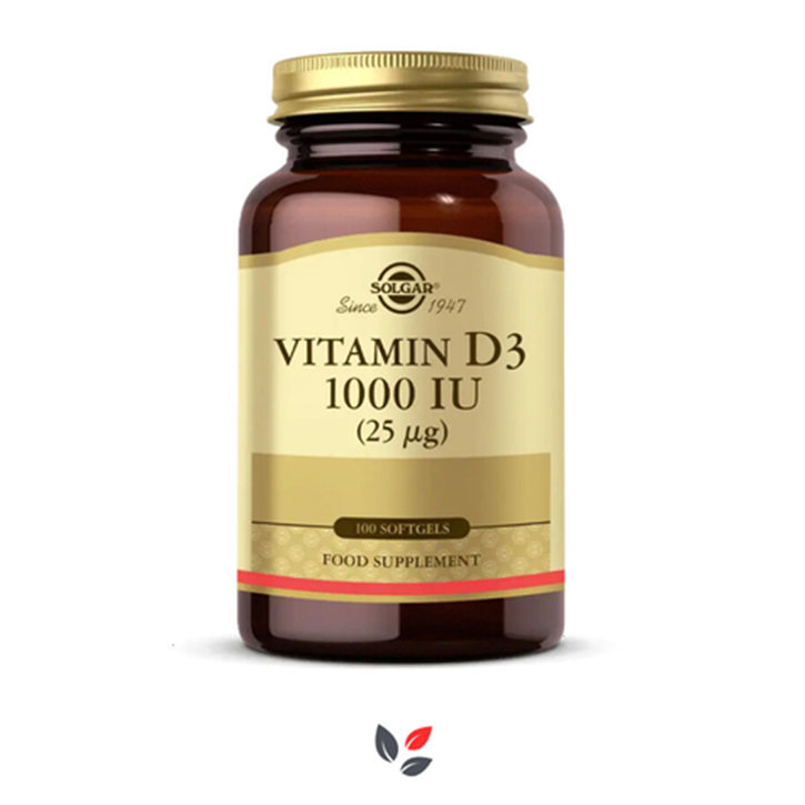 Solgar Vitamin D3 1000 IU 100 Softgel