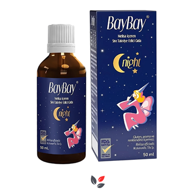 Baybay Damla Night Melisa İçeren Takviye Edici Gıda 50 ml