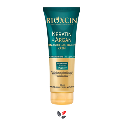 Bioxcin Keratin Argan Onarıcı Saç Bakım Kremi 250 ml