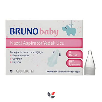 Bruno Baby Nazal Aspiratör Yedek Ucu 10'lu