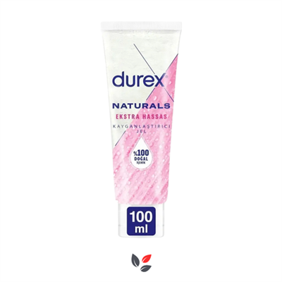 Durex Naturals Ekstra Hassas 100 ml Su Bazlı Kayganlaştırıcı Jel