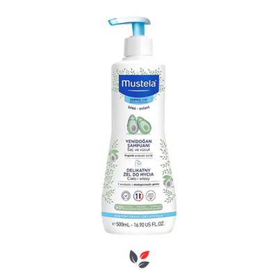 Mustela Gentle Cleansing Gel Yenidoğan Şampuanı 500 ml