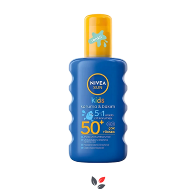 Nivea Sun Kids Nemlendirici Güneş Spreyi SPF 50+ 200 ml