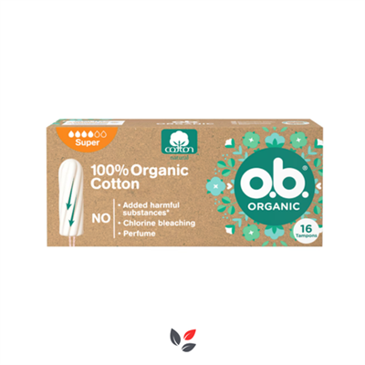 O.B. Organic Süper Tampon 16'lı