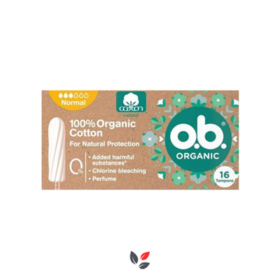 O.B. Organic Normal Tampon 16'lı