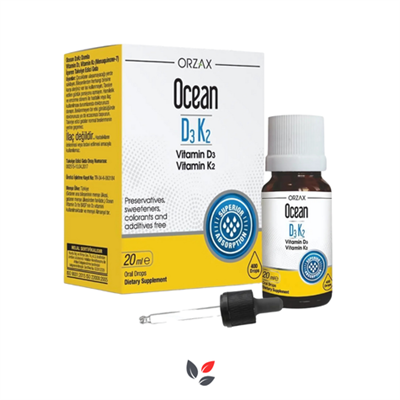 Orzax Ocean D3K2 Vitamin Damla 20 ml