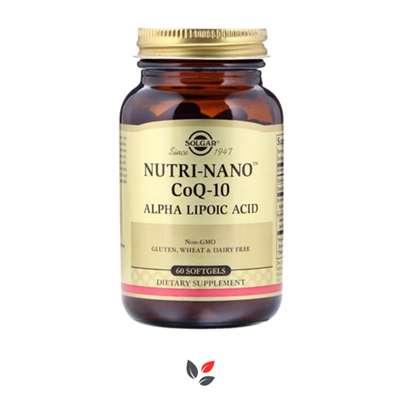 Solgar Nutri Nano Coq10 Alpha Lipoic Acid 60 Kap