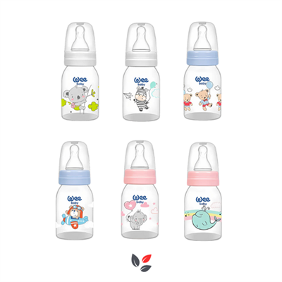 Wee Baby Klasik PP Biberon 125 ml 0-6 Ay Mavi Kod851