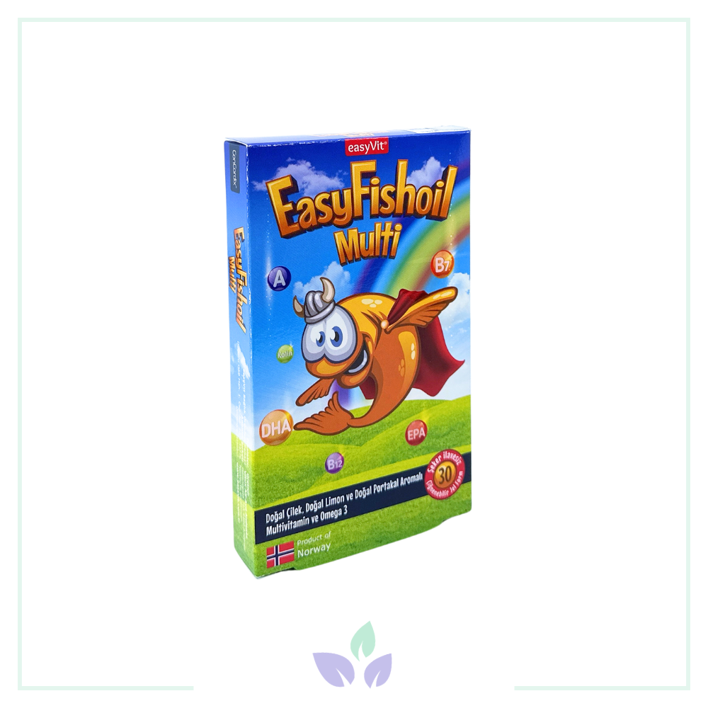 Easy Fish Oil Multi 30 Jel Tablet Omega3 ve Çoklu Vitamin Takviyesi
