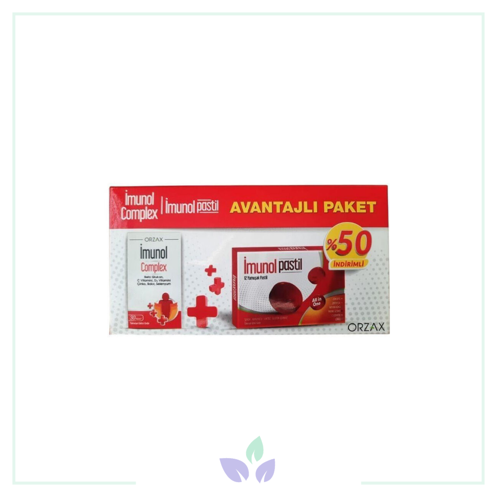 Orzax İmunol Complex + İmunol Pastil Avantajlı Paket - Bağışıklık ...