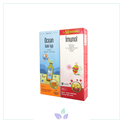 Orzax Ocean Balık Yağı 150 ml ve İmunol Şurup 150 ml Set