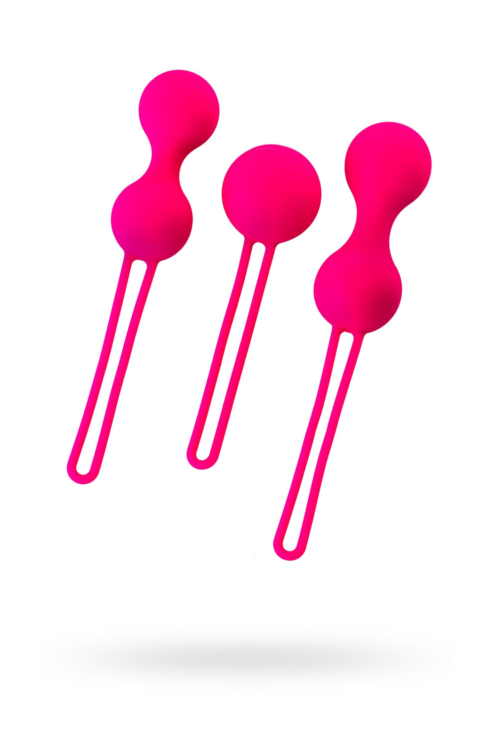 A-Toys by TOYFA Redvil Vajinal Top Seti, silikon, pembe, 16,5 cm