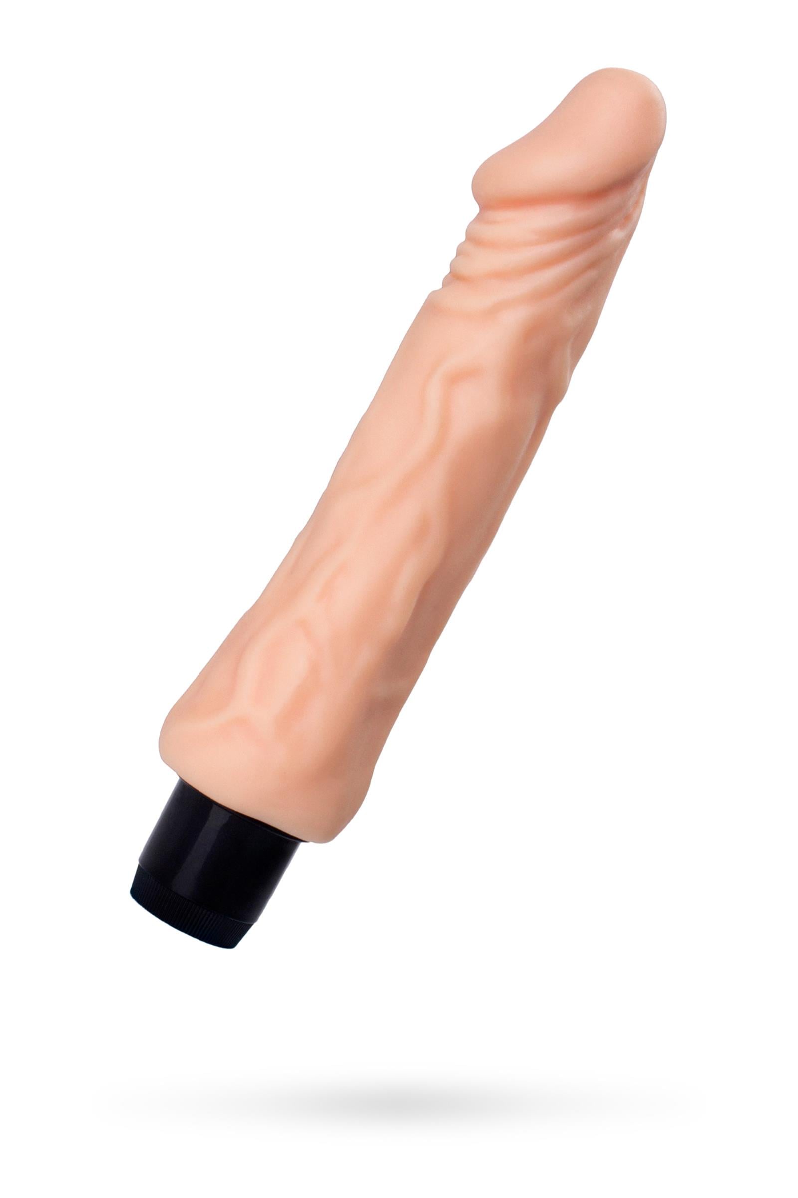 A-Toys by TOYFA Tond Realistik Vibratör, TPE,Ten, 20,5 cm