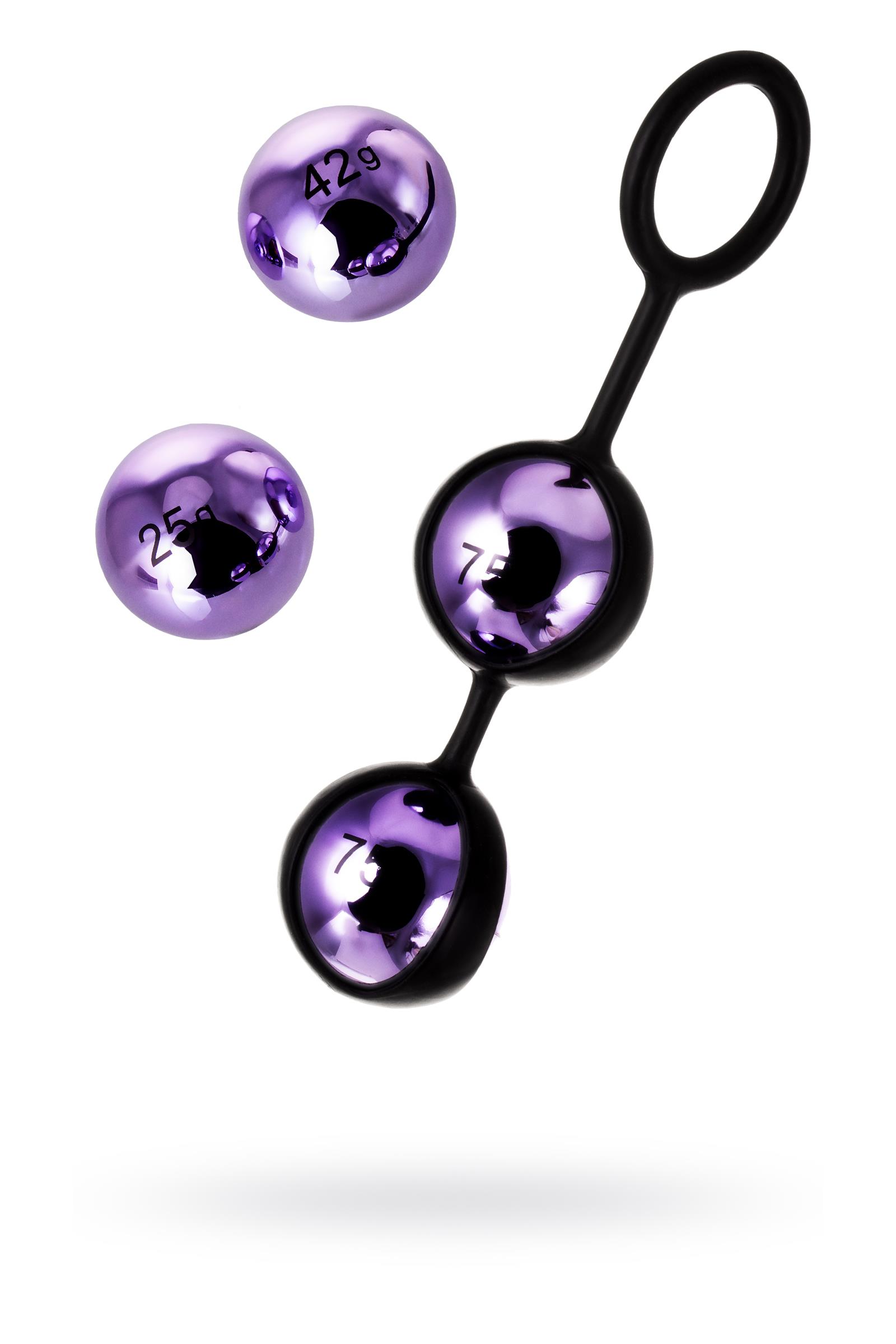 A-Toys by TOYFA Vender Vajinal Topları, ABS plastik, Mor, 14,6 cm