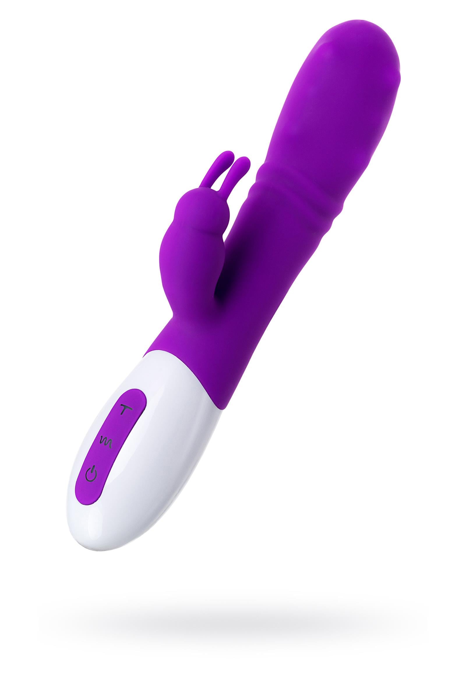 JOS TATY  Klitoral Uyarıcı Vibratör, silikon, mor, 21,5 cm