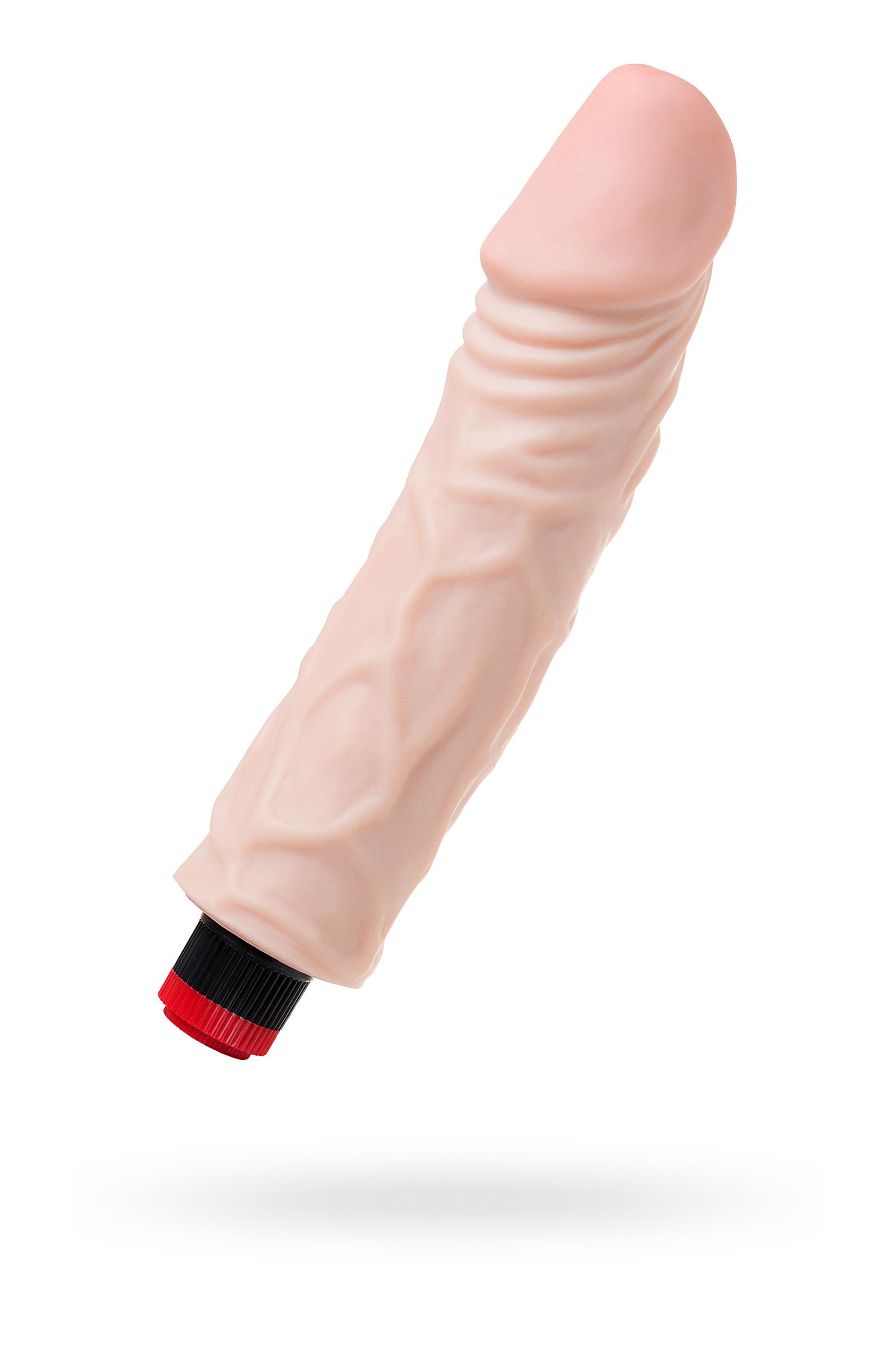 LoveToy Realistik Dev Vibratör,  PVC, Ten, 31 cm, Ø 6 cm