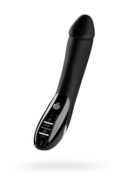 Mystim Tickling Truman Elektro Stimülasyonlu Vibratör, Silikon, Siyah, 27cm