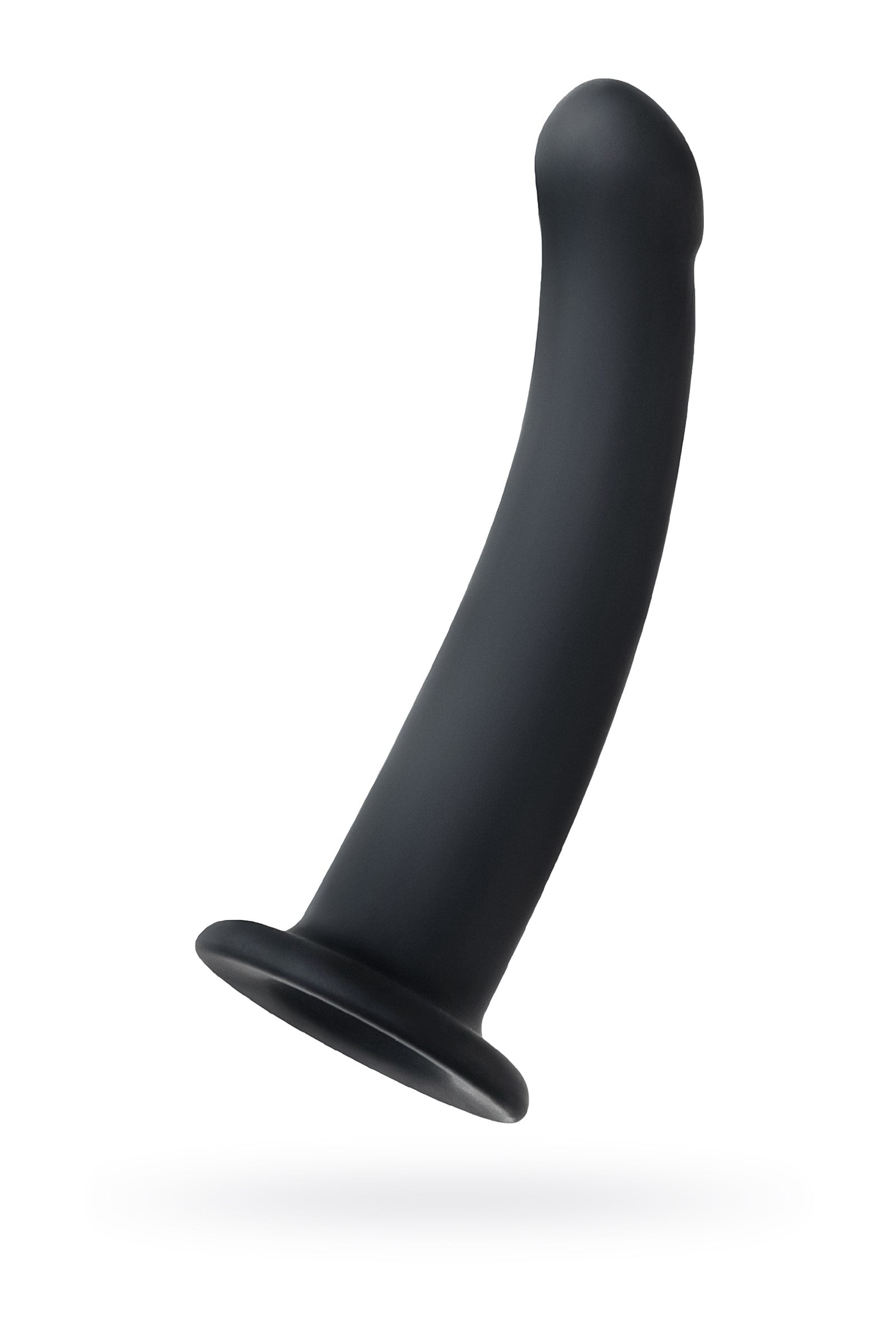 POPO Pleasure by TOYFA Serpens Anal yapay penis S Virajlı, Silikon, siyah, 13 cm