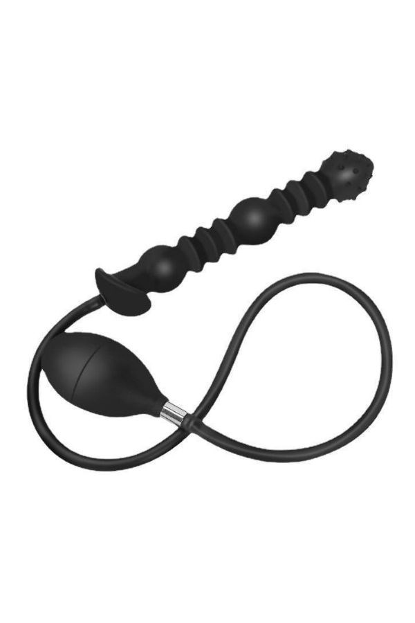 Premium Şişirilebilir Anal Plug Seti – Pompalı Hava Basınçlı Silikon Anal Tıkaç