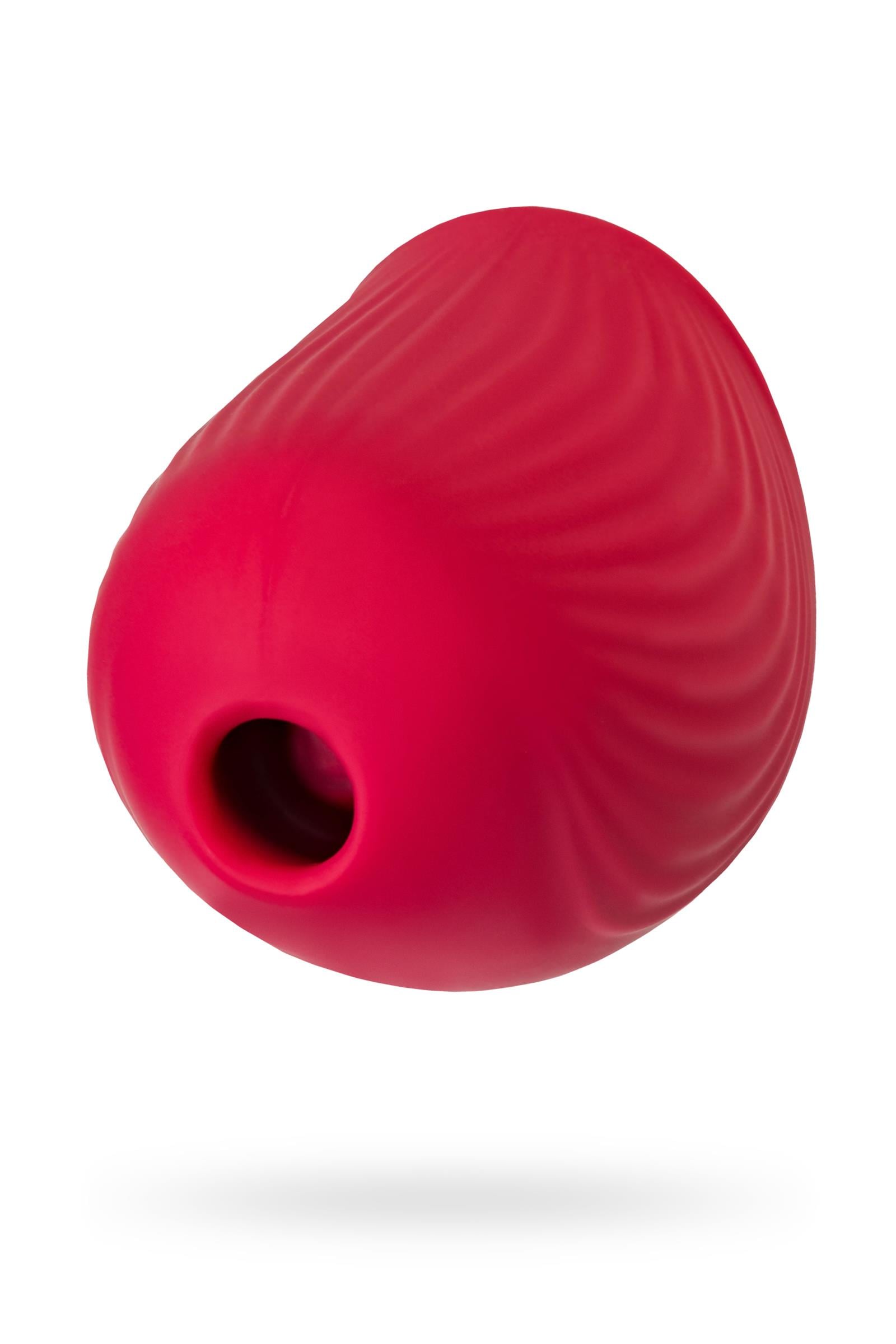 Qli by Flovetta Birdie'den vakum dalgası klitoral uyarıcı, silikon, kırmızı, 6,3 cm