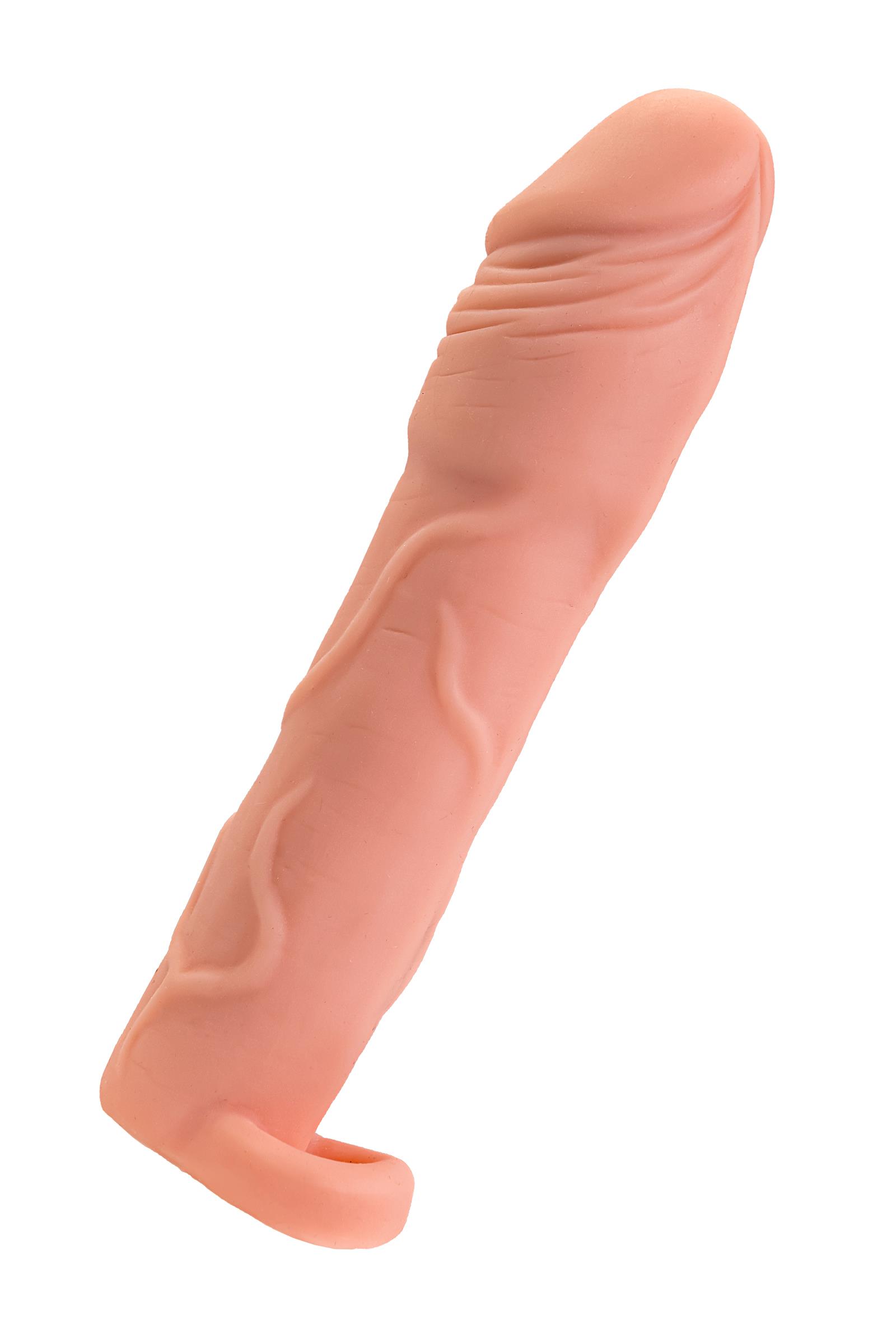 __Насадка на пенис XLover by TOYFA для увеличения размера, TPE, телесный, 19 см