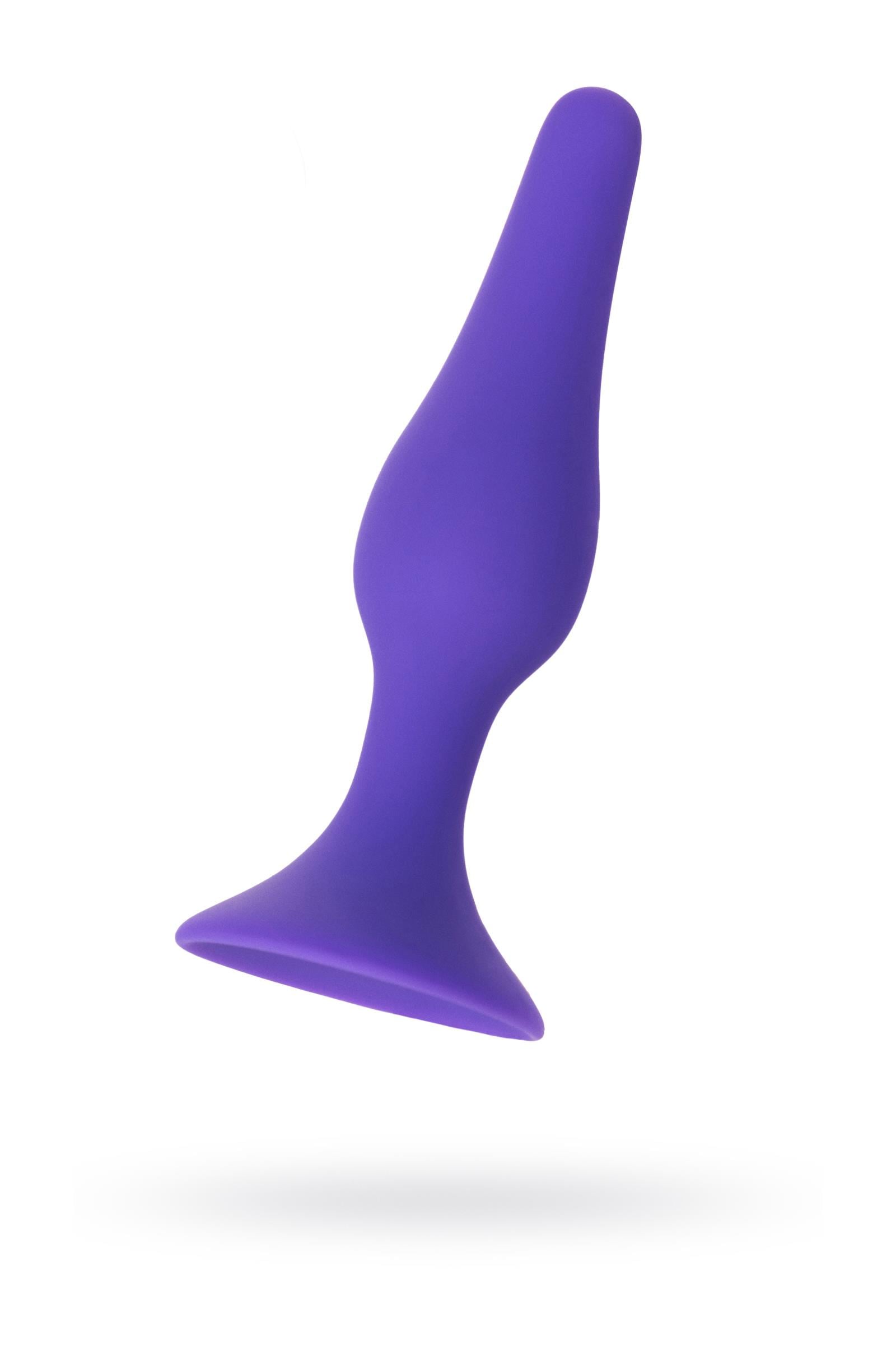 A-Toys by TOYFA  Anal Plug, silikon, mor, 12,5 cm